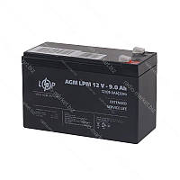 Акумулятор свинцево-кислотний SLA, LPM 12V 9Ah