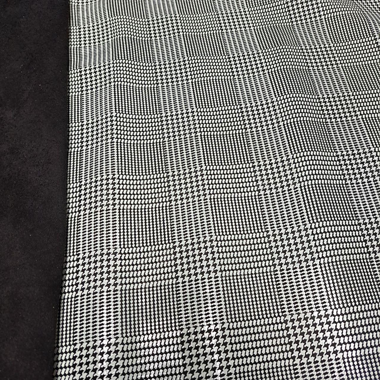 Кожа D-4443 Siyah-beyaz 1.2mm 170dm² Turkey