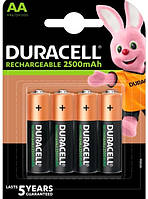 Аккумуляторы Duracell HR6 (AA) 2500 mAh уп. 4шт.