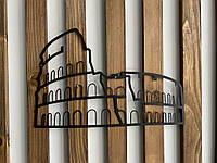 Настенный декор панно картина лофт из металла Колизей
