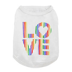 Майка для собак Pet Style "Love" Біла XS