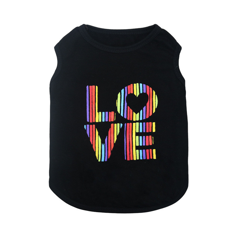 Майка для котів Pet Style "Love" Чорна XS, фото 1