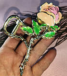 Заколка краб с т розой от LadyStyle.Biz, фото 2