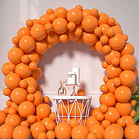 Набор 110 шаров для фотозоны Моно Оранжевый