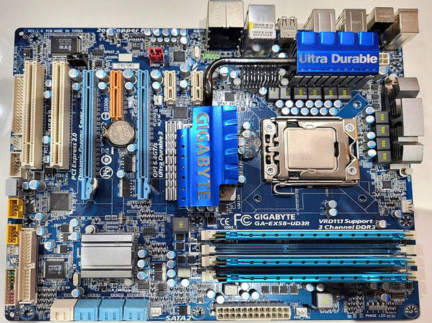 Gigabyte GA-EX58-UD3R S1366 + I7-920 (б/у), фото 1