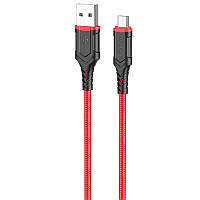 Дата кабель Borofone BX67 USB to MicroUSB (1m) Красный