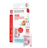 Средство для хрупких и ломких ногтей Eveline Nail Therapy Professional SOS, 12 мл