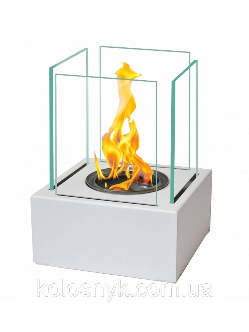 Біокамін GLOBMETAL білий SMART