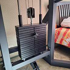 Блокова рама одинарна стек 100 кг Профсерія Силові тренажери Блокова рама кросовер, фото 4