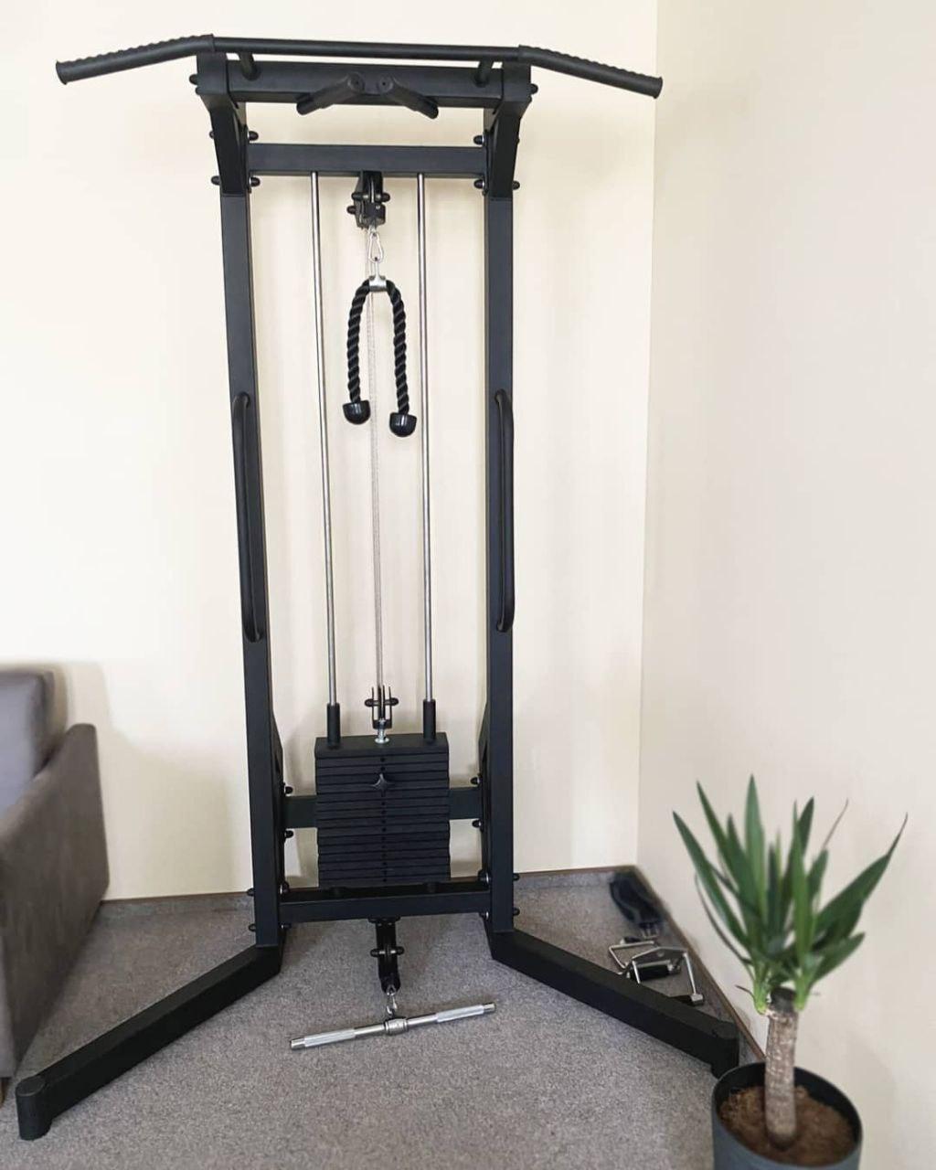 Блокова рама одинарна стек 100 кг Профсерія Силові тренажери Блокова рама кросовер