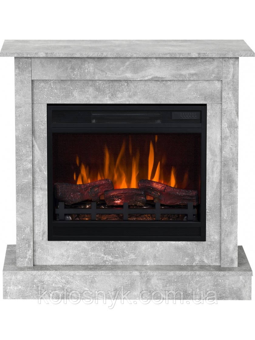 Камінокомплект Aflamo VIGO Бетон + LED 60 3D