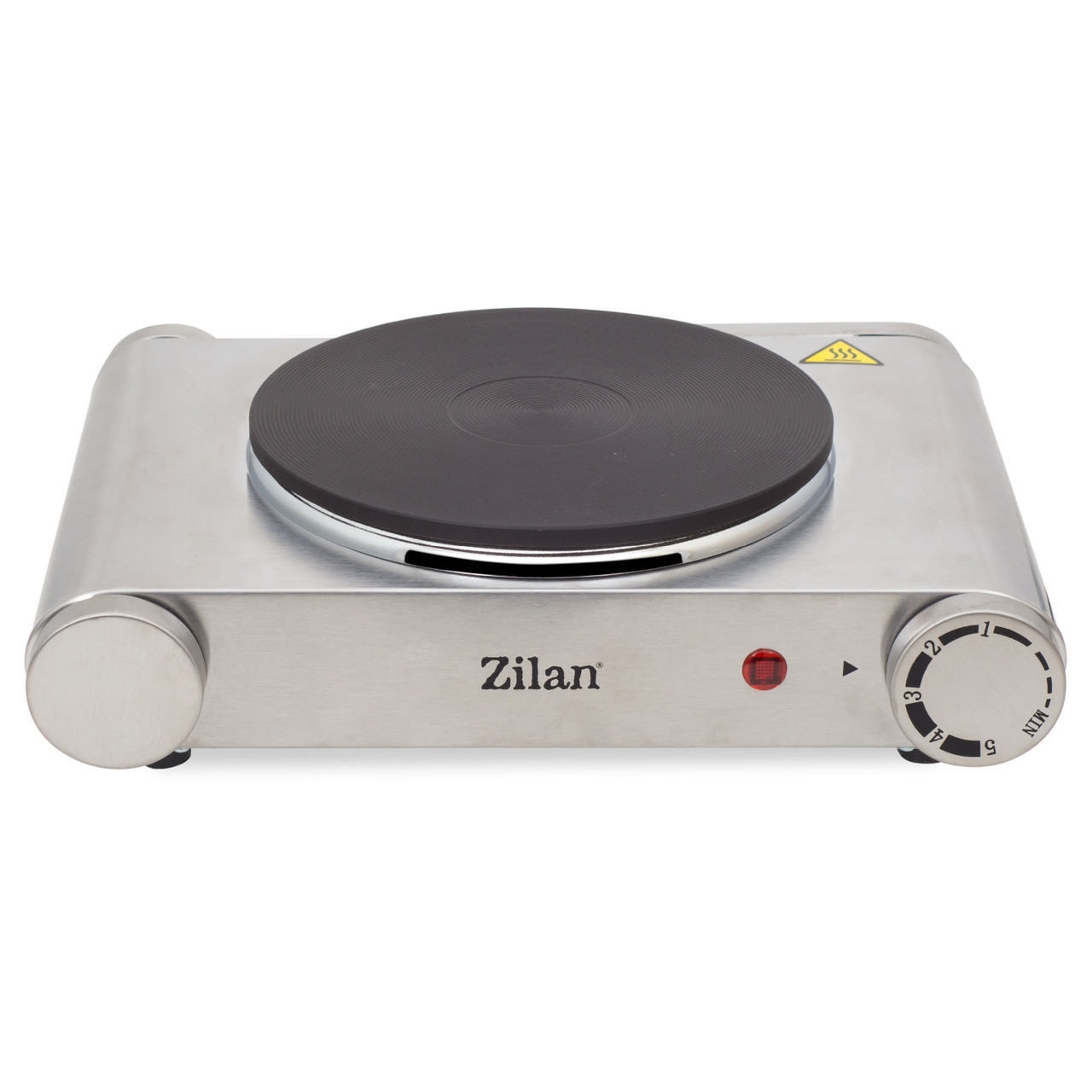 Настільна плита Zilan ZLN0535 1500W 1 конфорка Silver (ZLN0535)