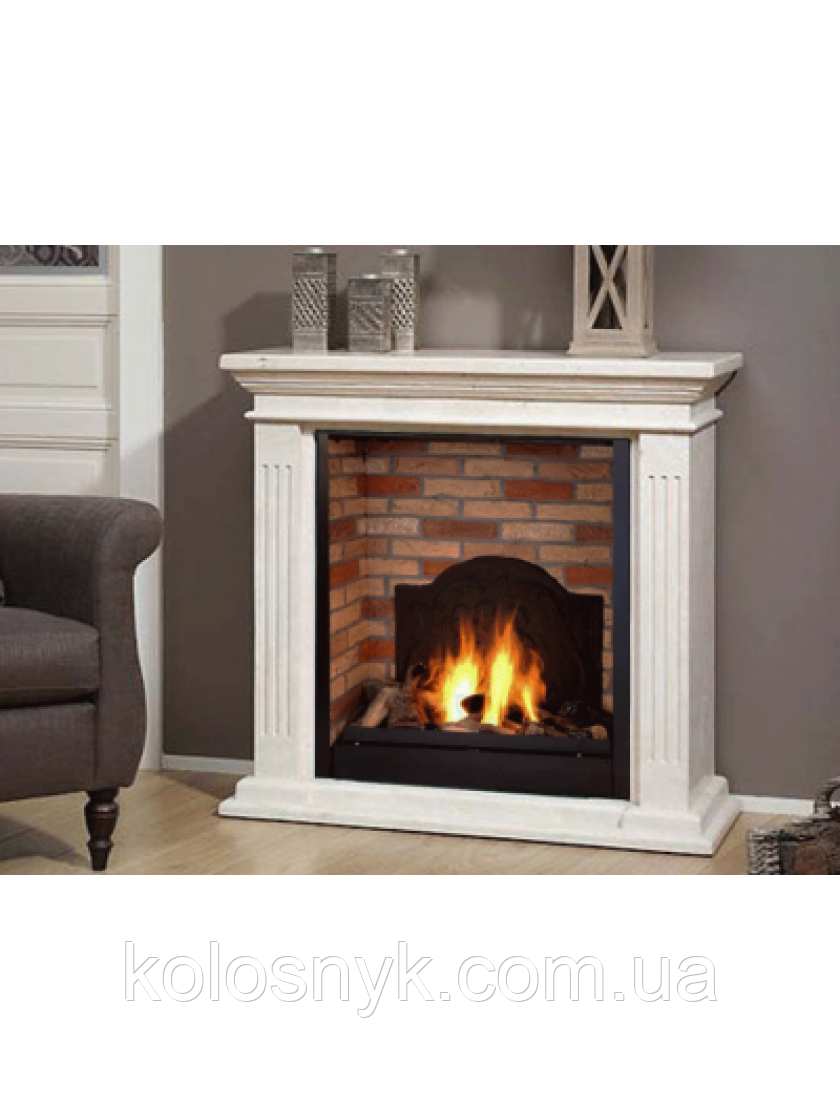 Біокамін з порталом Ruby Fires CADIZ МДФ  з муром і медальйоном