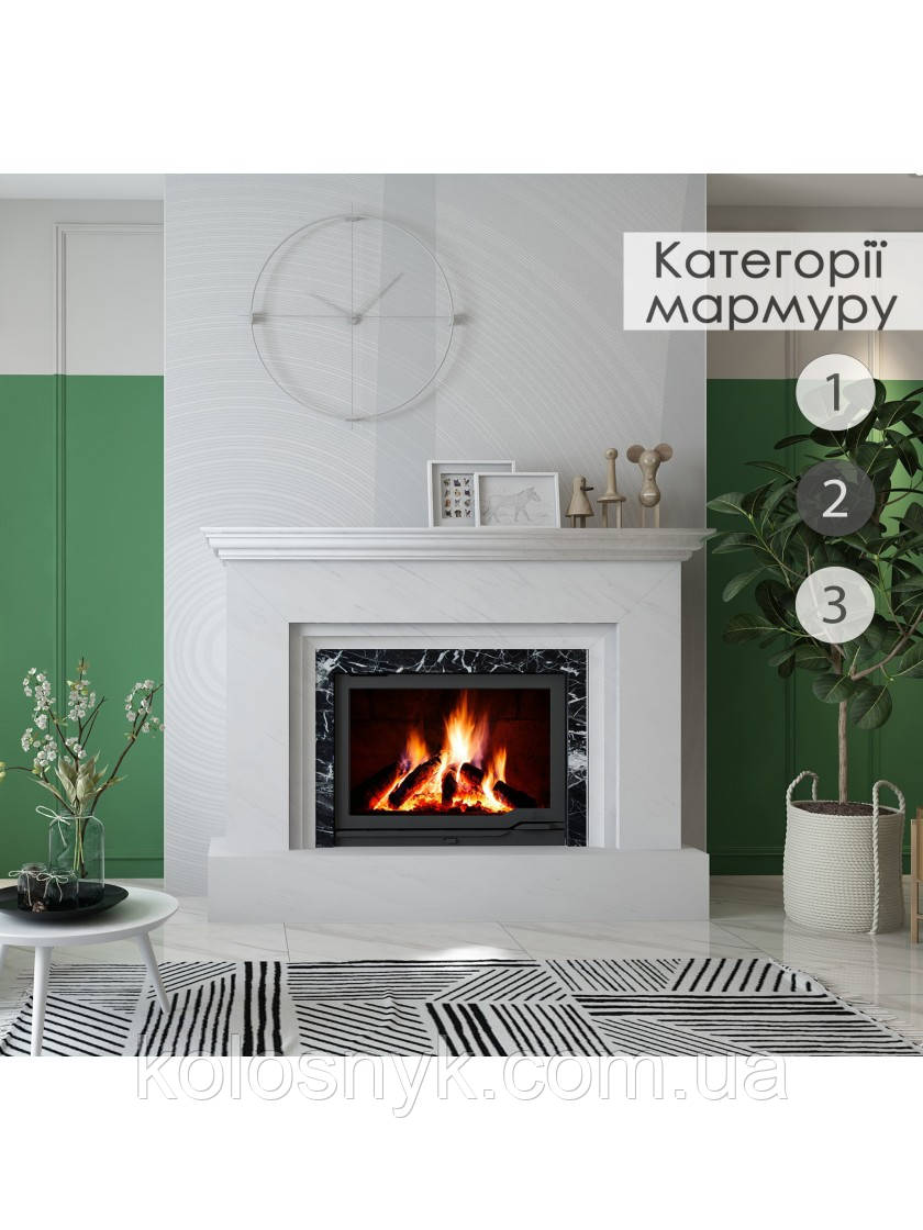 Каминне облицювання Hitis Діоптрис 2, матеріал мармур категорії 2