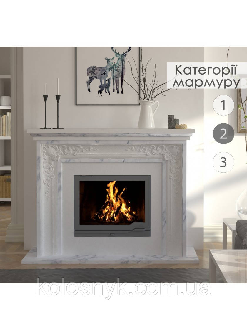 Каминне облицювання Hitis Люке, матеріал мармур категорії 2