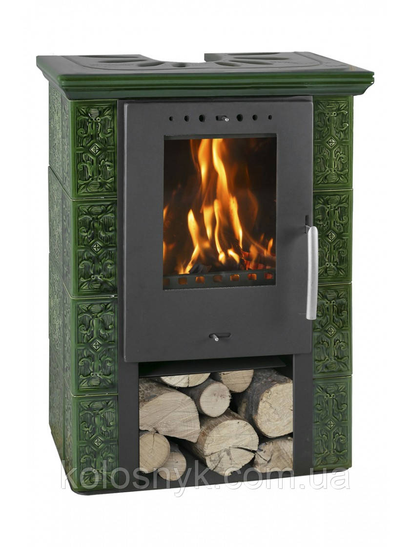 Виразкова піч Flama JASMIN EKO Keramik Oliva