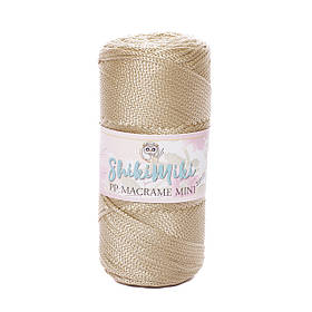 Трикотажний шнур поліпропіленовий PP Macrаme Mini, колір Карамель