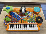 Б/У Дитяче інтерактивне піаніно з мікрофоном та записом, фото 3