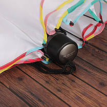 Парасолька складана de esse 3306A механічна Біла, фото 5