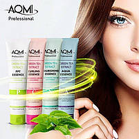 Поживна есенція для пошкодженого волосся з екстрактом зеленого чаю AOMI GreenTea Extract Nourishing Essence, фото 3