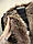 Жіноча шуба з хутра натурального єнота розмір XL 2XL, фото 5