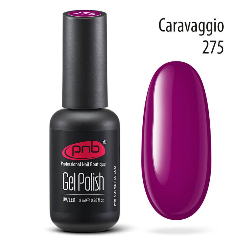 Гель-лак PNB №275 Caravaggio (Темно бузковий)