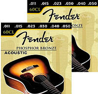 Струны для акустической гитары Fender 60CL 11-50 (2 комплекта)