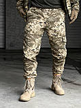 Теплі штани пікселів на флісі Штани карго зсу пексель софт шел, фото 5