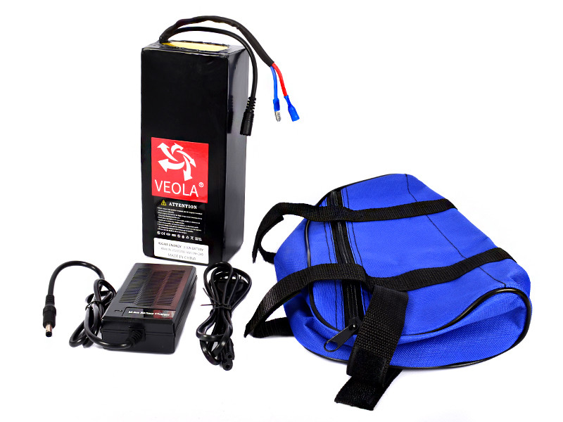 Літієвий акумулятор для електровелосипеда 36 В 13 А·год із зарядним пристроєм і сумкою