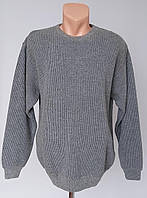 Мужской ангоровый свитер «Osterman» большого размера серого цвета (с 54 по 62 р)