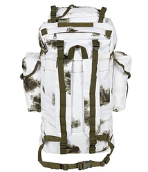 Тактичний зимовий рюкзак 65л (Білий ляпка)