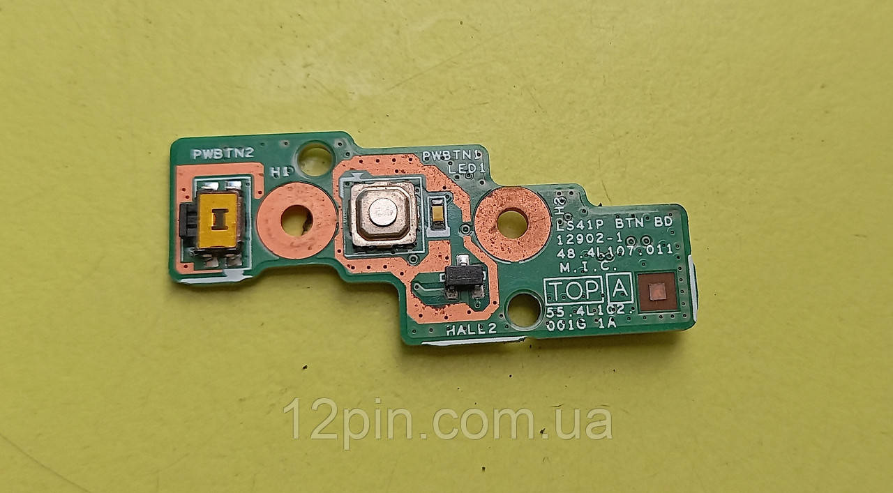 Плата увімкнення Lenovo IdeaPad S510p б.у. оригінал, фото 1