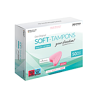 Женские гигиенические мягкие тампоны – Soft-Tampons MINI JoyDivision, 50 шт.