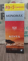 Черный чай Мономах Kenya в пакетиках 40+5 шт
