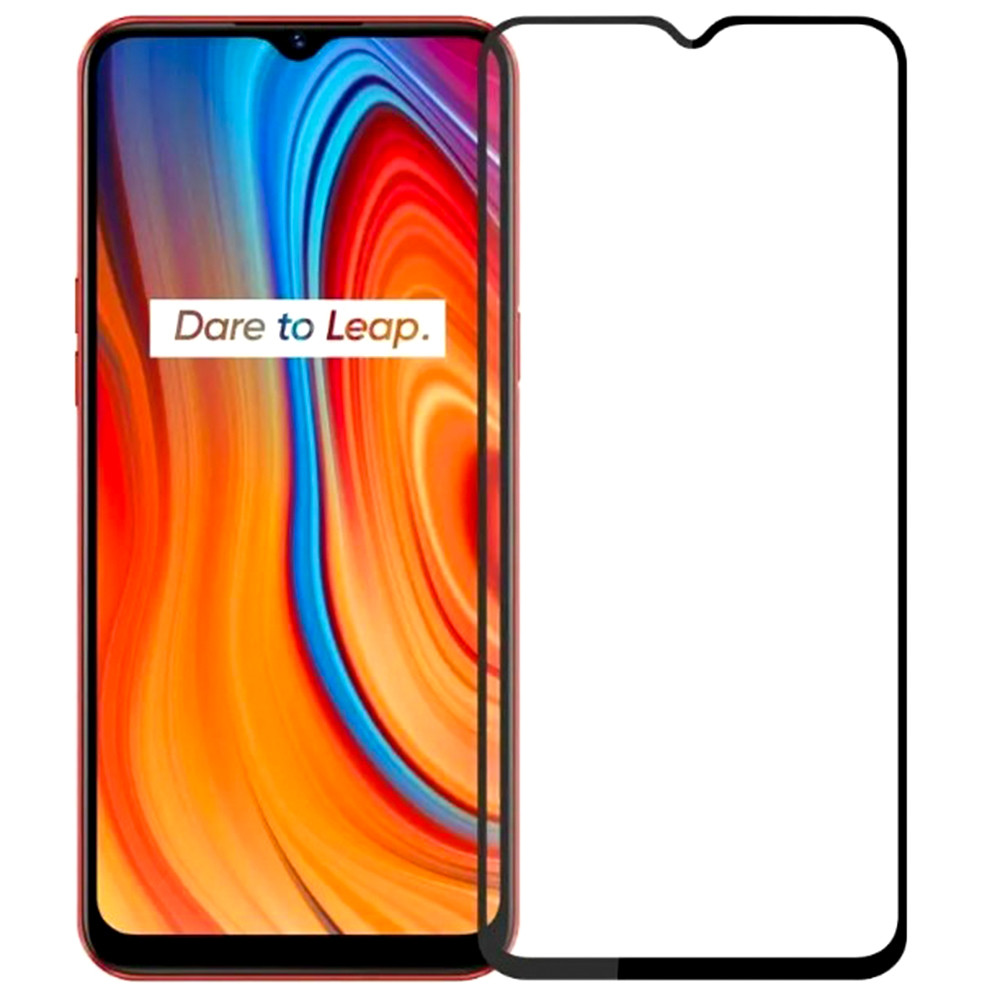 Захисне скло Full Screen Tempered Glass для Tecno Spark 9 Pro, Black, фото 1