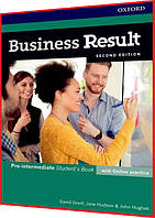 Business Result Pre-Intermediate. Student's Book+Online. Книга з англійської мови. Підручник. Oxford