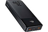 Зовнішній акумулятор (PowerBank) Baseus Bipow 20000 mAh 20W с дисплеем Black (PPDML-M01), фото 5