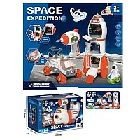 Набір космосу 551-1 (8/2) марсохід, електричний шурупокрут, ракета, підсвічування, в коробці