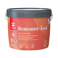 Tikkurila Remontti-Assa - экстрастойкая полуматовая интерьерная краска (База А), 0,9 л