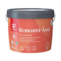 Tikkurila Remontti-Assa - екстрастійка напівматова інтер'єрна фарба (База А), 0,9 л