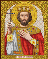 Икона для вышивки бисером Святой Великий Князь Царь Константин Цена указана без бисера