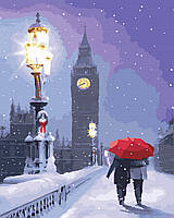 Картина по номерам «Зимний вечерний Лондон» GX44840 40х50 | PICua