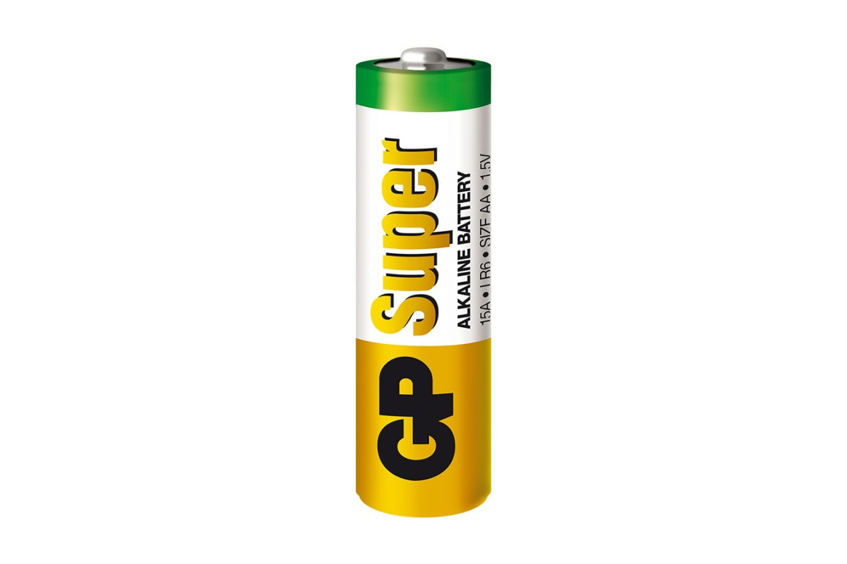 Батарейка GP LR6 AA SUPER ALKALINE 1.5V 15A-S2 лужна (1шт)