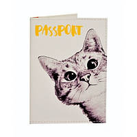 Обложка для паспорта Любопытный котик (ZVR)