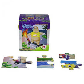 Пазли 4 в 1 "Веселі чудики" [tsi104926-TSI]