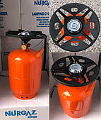 Газовий балон Nurgaz 12 літрів із пальником Туреччина