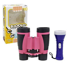 Набір "Бінокль з ліхтариком", рожевий [tsi193853-TSI]