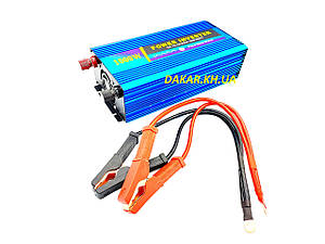 Перетворювач напруги 12V-220V Esozur 1000W пряма синусоїда 12 В — 220 В 1000 Вт