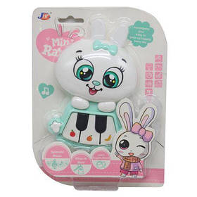 Дитяче піаніно "Зайчик", м'ятний [tsi194861-TSI]