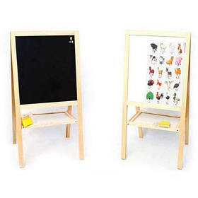 Мольберт шкільний з набором магнітів "Свійські тварини" [tsi188179-TSI]